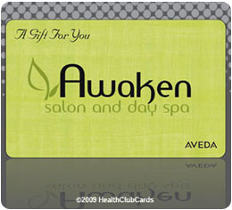 Awaken spa health membership card