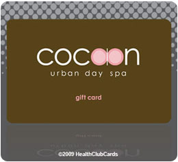 cocoon spa membership plastic card