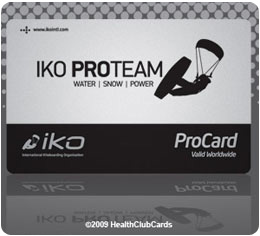 Iko Health and Fitness Memebership Card