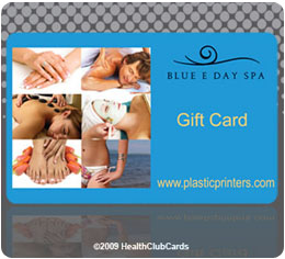 Plastic Spa Gift Card 