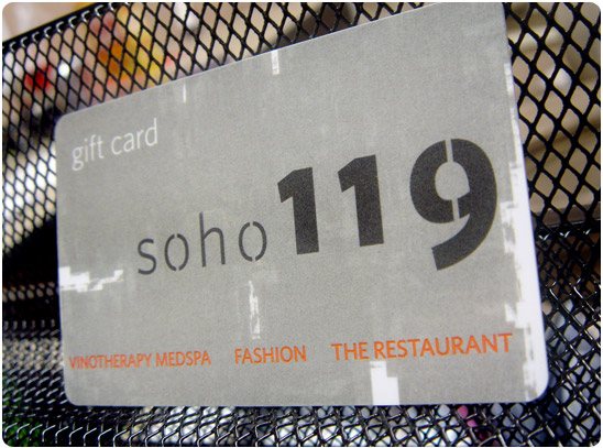 soho 119 membership card