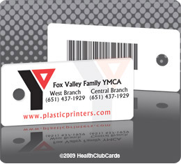 YMCA health fitness club key tag