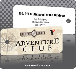 YMCA advanture club membership key tag