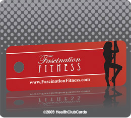 fascination fitness key tag