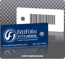 free from fitness plastic key tag