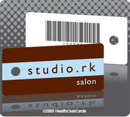 studio spa plastic key tag